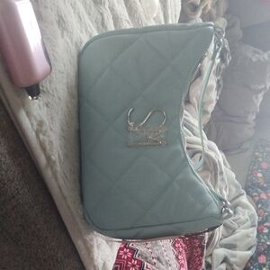Quilted Blue Shoulder Bag